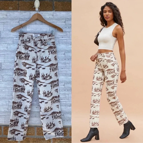 Reformation Sonora high-waisted straight jeans size 23 - Picture 1 of 14